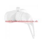 Single Lever Shower Tap, White