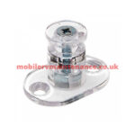 Pleated Shade Hold Downs - Clear