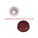 Screw Covers, Brown 14 Pack
