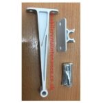 Entry Door Holder Clip Type Polar White 5 1/2" - Image 2