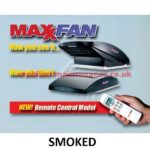 Maxxair Deluxe Roof Vent, Remote 10 Speed, Smoke