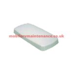 Old Style Fridge Vent Cover, White