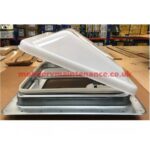 Complete Roof Vent Assembly Wedge Style White - Image 4