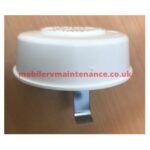 Waste Vent Cap W/Spring - Polar White