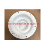 Waste Vent Cap & Base, Polar White. - Image 3
