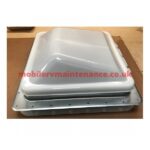 Complete Roof Vent Assembly Wedge Style White - Image 3