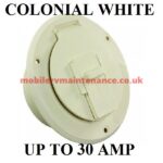Electric Cable Hatch, Colonial White..