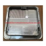 Suburban Water Heater Door & Frame Polar White 6 Gallon 6261APW - Image 3