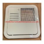 Suburban Flush Mount 6 Gallon Water Heater Door & Frame, Polar White 6255APW