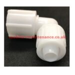 1/2" Flare x 1/2" FPT Swivel Elbow Adapter.