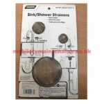 Sink Or Shower Strainer Set, 3 Pack - Image 4