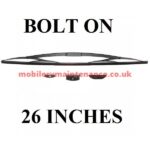 Wiper Blades, Pair  26 Inch Bolt On.