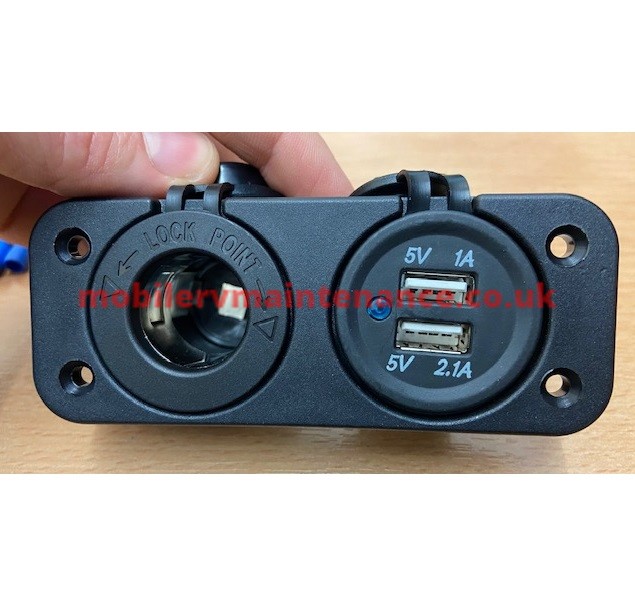 DBLUSB12V.jpg Double USB & 12V Socket. - Image 1