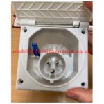 Flush Fitting Mains Inlet, White - Image 2
