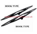 Wiper Blades Hook Type 22 Inch, Pair. Ford Econoline & Others