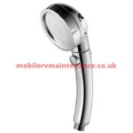 Shower Head Plastic With On Off , Chrome Color - Image 3