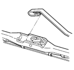 Wiper Blades Hook Type 22 Inch, Pair. Ford Econoline & Others - Image 2