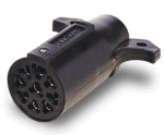 Trailer Wiring Plug, 9 Pin 12906