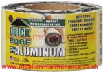 Ally Roof Repair Tape "Quickroof" 3 Inch x 25 Ft