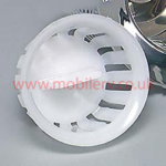 Plastic Sink Strainer White