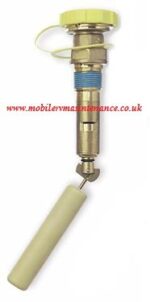 Gas Tank Fill Valve With Cap and Strap - Image 2