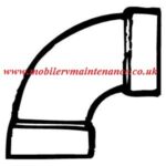 90 Degree Long 3 Inch Elbow - Image 2