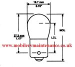 Interior Bulbs 12V Clear 2 Pack Porch lite Bulb - Image 2